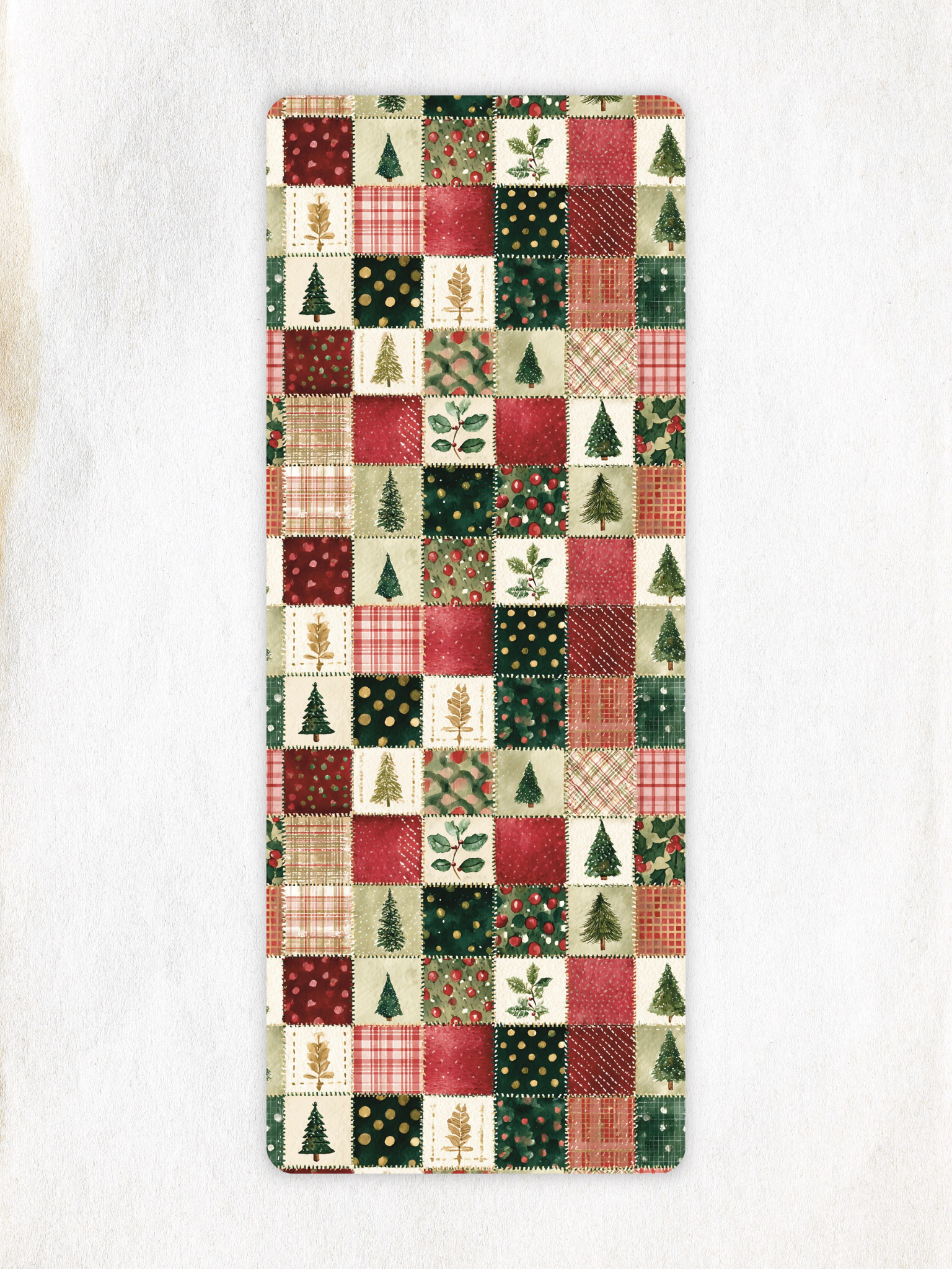 Zakładka ŚWIĄTECZNY PATCHWORK